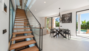 Resa Estates villa sant Jordi modern Ibiza for sale living stairs.jpg